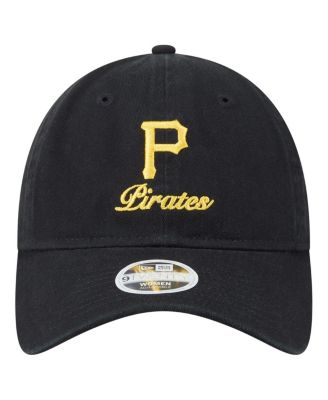 Women's Black Pittsburgh Pirates Preppy Team 9TWENTY Adjustable Hat