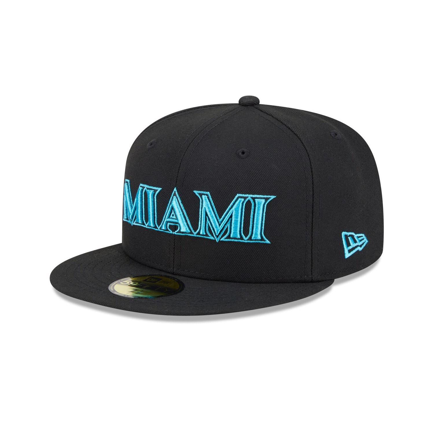 Men's Black Miami Marlins 2025 City Connect 59FIFTY Fitted Hat