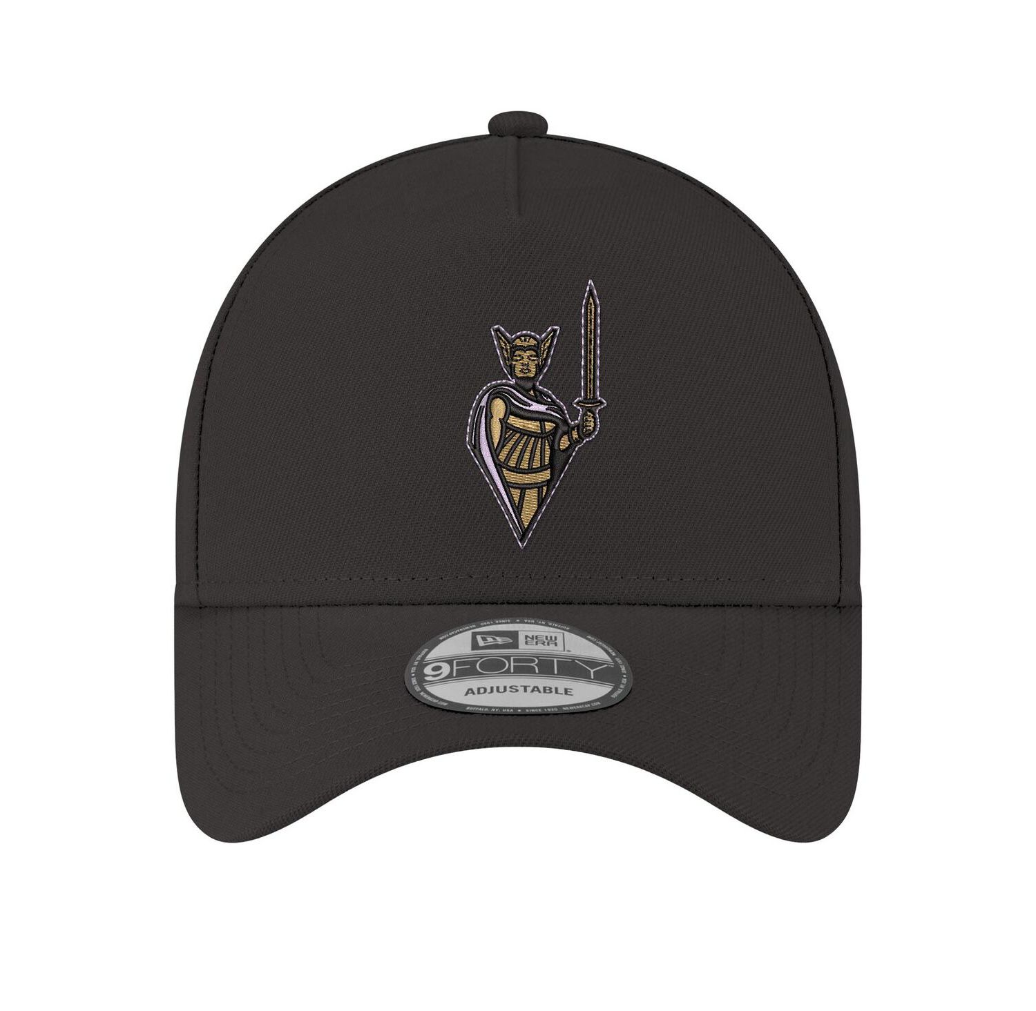 Men's Eclipse Black Golden State Valkyries Core Logo A-Frame 9FORTY Adjustable Hat