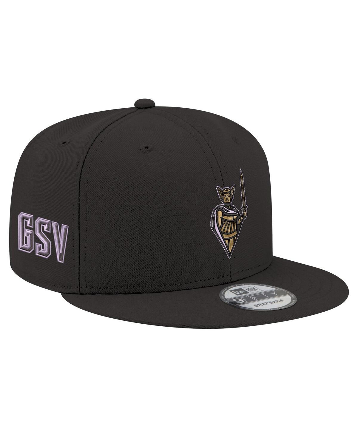 New Era Men's And Women's Eclipse Black Golden State Valkyries Logo 9fifty Snapback Hat In Black