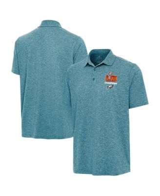 Antigua - Men's Midnight Green Philadelphia Eagles Super Bowl LIX Champions Par 3 Polo