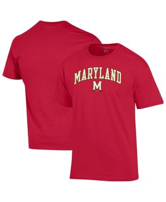 Champion - Men's Red Maryland Terrapins Arch Over Logo T-Shirt