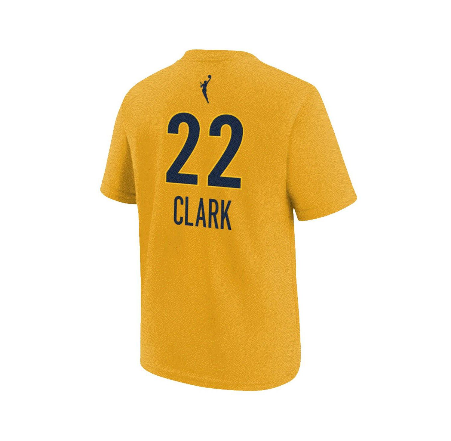 Big Boys and Girls Caitlin Clark Gold Indiana Fever Name & Number T-Shirt