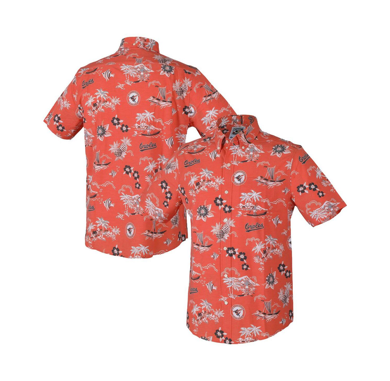 Men's Orange Baltimore Orioles Kekai Button-Down Shirt