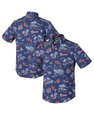 Reyn Spooner - Men's Blue Atlanta Braves Kekai Button-Down Shirt