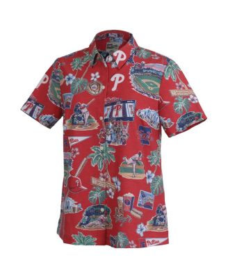 Women's Red Philadelphia Phillies Scenic Button-Up Top