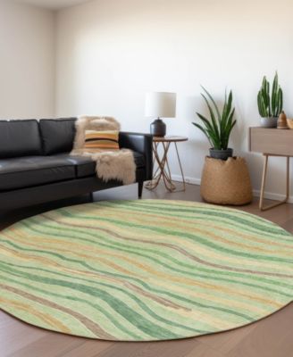 Addison Chantille Machine Washable ACN1582 8'x8' Round Area Rug