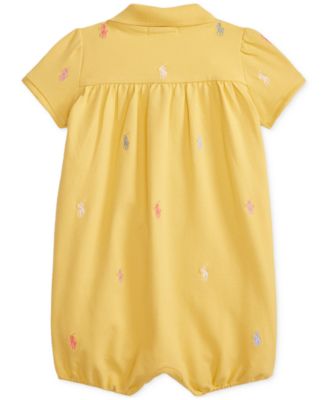 Baby Girls Bubble Shortalls