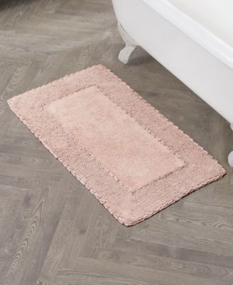Cotton Ruffled Bath Rug, 27" x 45"