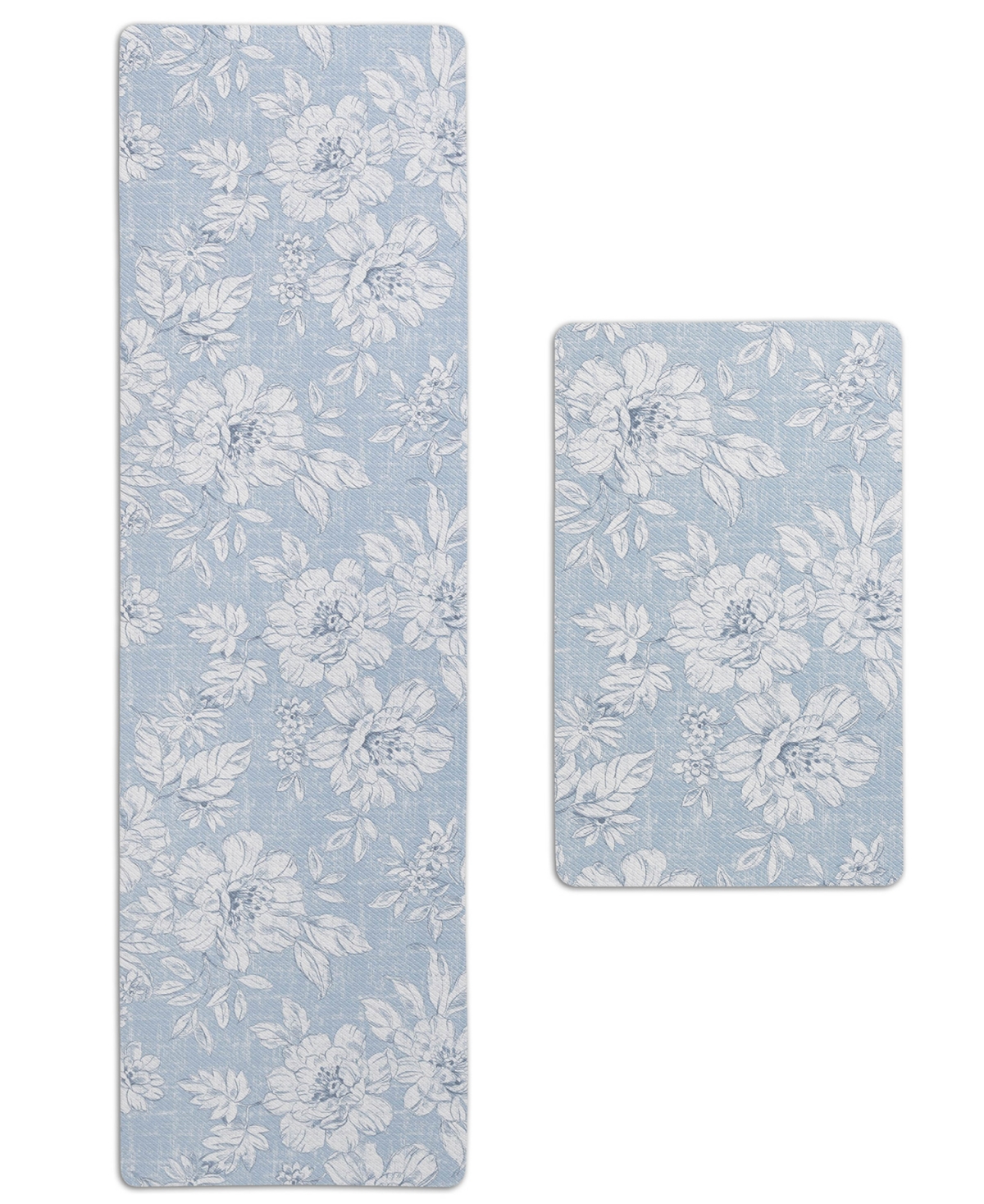 Laura Ashley Iris Ant-fatigue 2-pc. Wellness Mats