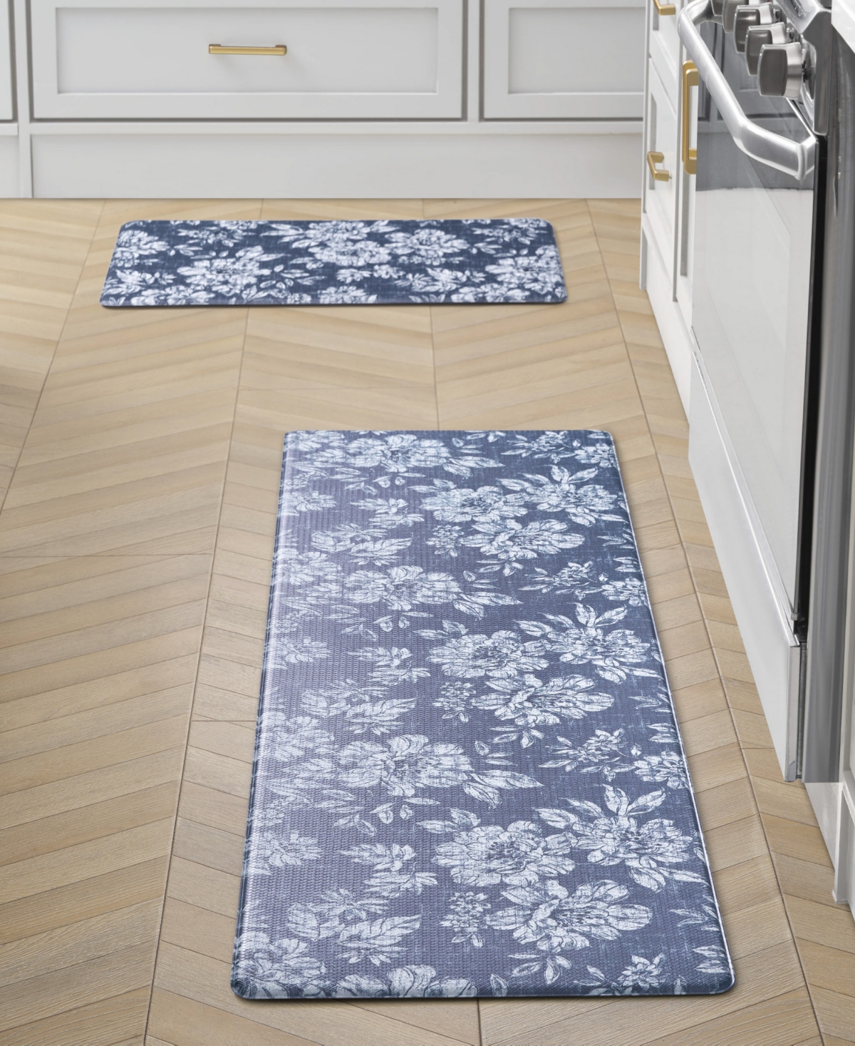 Laura Ashley Iris Anti-fatigue 2-pc. Wellness Mats
