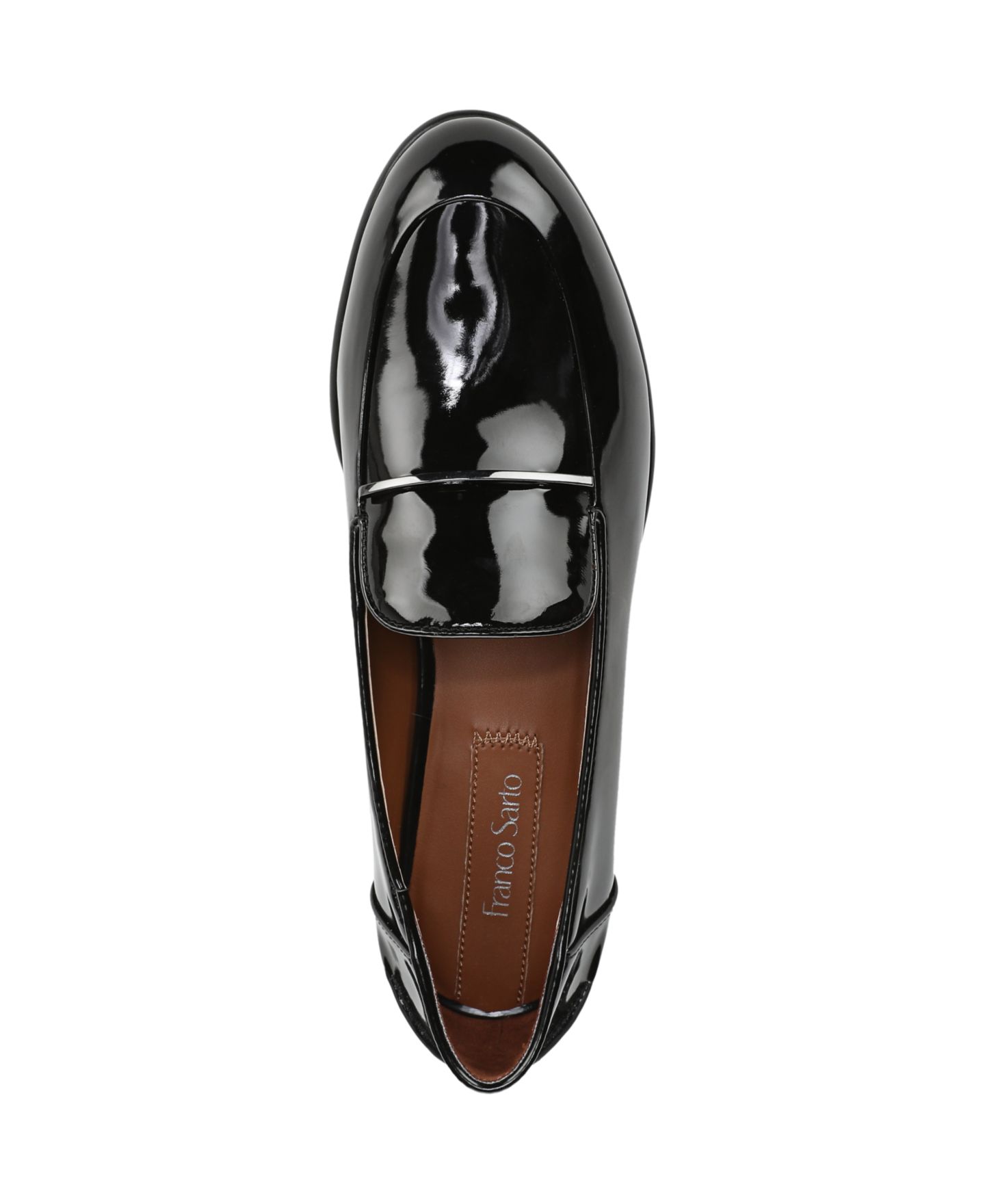 Женские туфли Franco Sarto Mirabelle Almond Toe, цвет: Чёрный лаковая искусственная кожа — фото 4