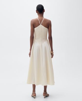 Women's Combined Halter Dress