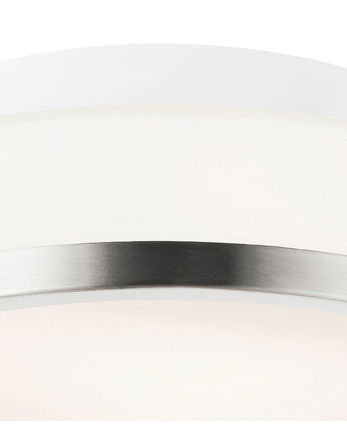 Cwi Lighting 3" Metal Frosted 1 Light Drum Shade Flush Mount