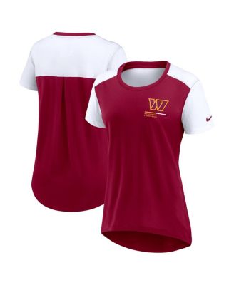 Nike - Women's&nbsp;Burgundy Washington Commanders Performance Fashion T-Shirt