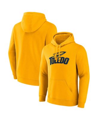 Fanatics - Men's Gold Toledo Rockets Primary Logo Pullover Hoodie