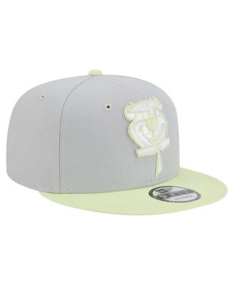 Men's Gray/Light Green the Yogi Bear Show Two-Tone 9FIFTY Snapback Hat