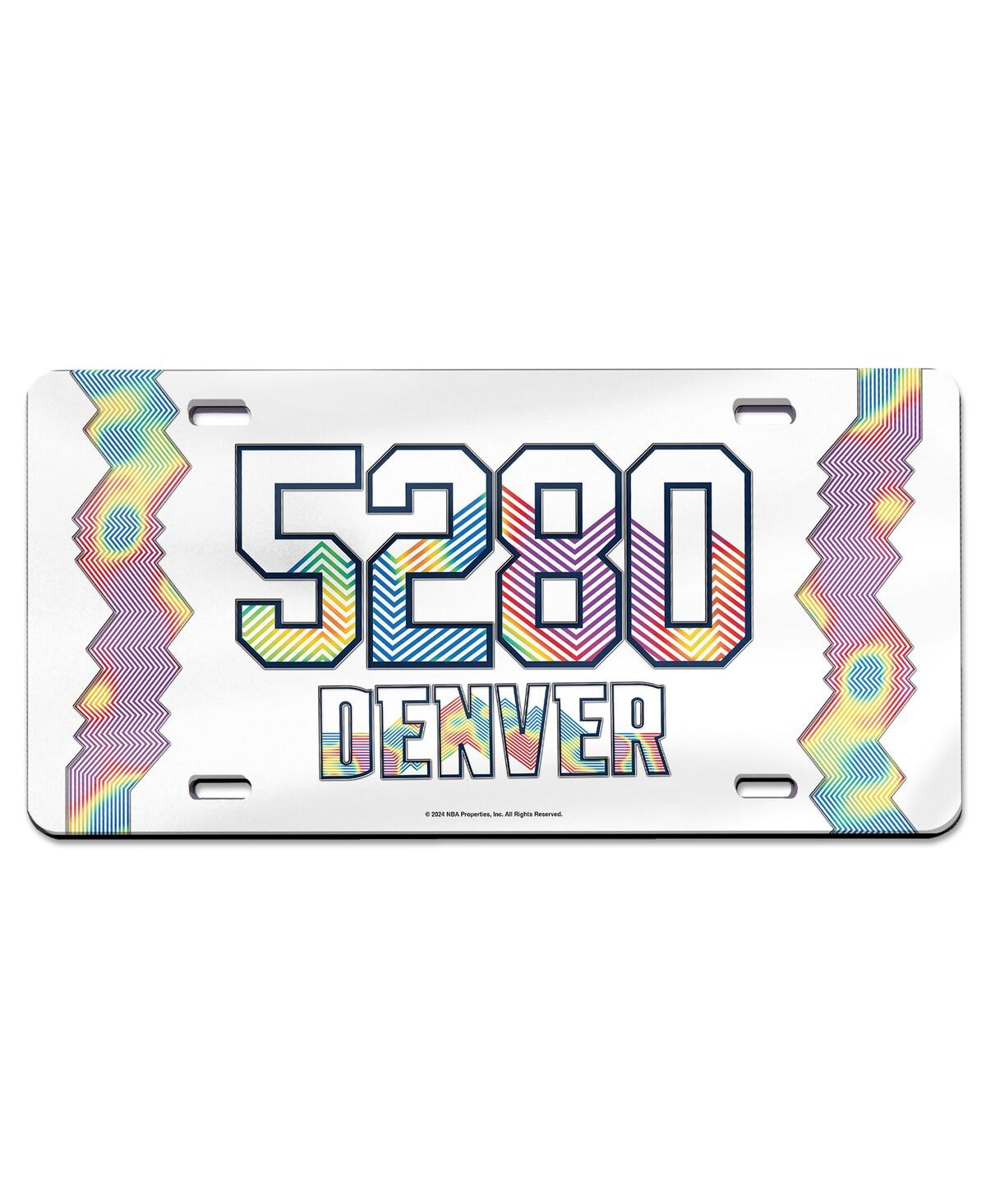 Denver Nuggets 2024/25 City Edition Laser-Cut Acrylic License Plate