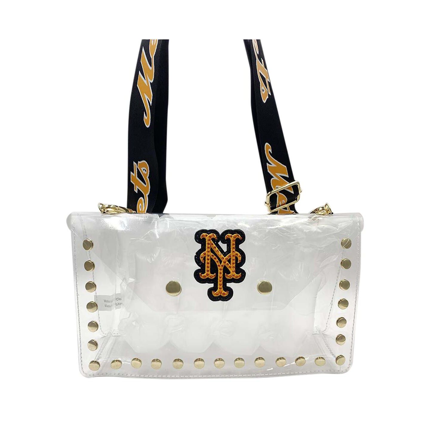 Женская сумка Cuce New York Mets Crystal Clear Envelope Crossbody — фото 1