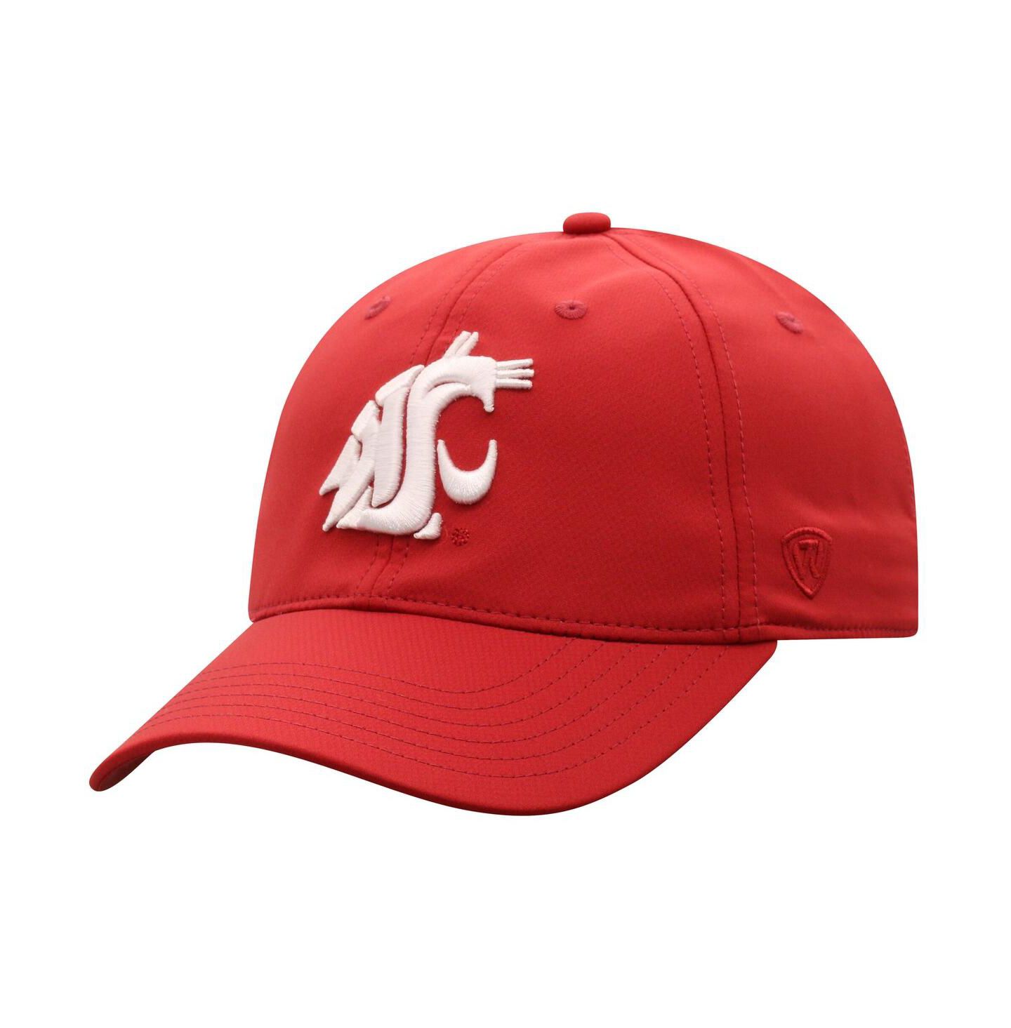 Мужская шляпа Top of the World Crimson Washington State Cougars Victory Trainer Adjustable Hat — фото 1