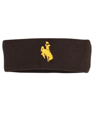 Men's Brown Wyoming Cowboys Team Logo Knit Headband