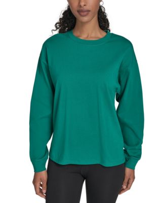 Calvin Klein - Women's Long-Sleeve Crewneck T-Shirt