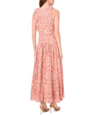 Women's Sleeveless High-Low Maxi Dress