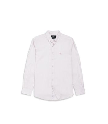 Rodd Gunn Men's Gunn Check Oxford Long Sleeve Slim Fit Shirt