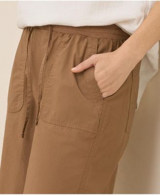 Women's Organic Cotton Monterey Poplin Wide Leg