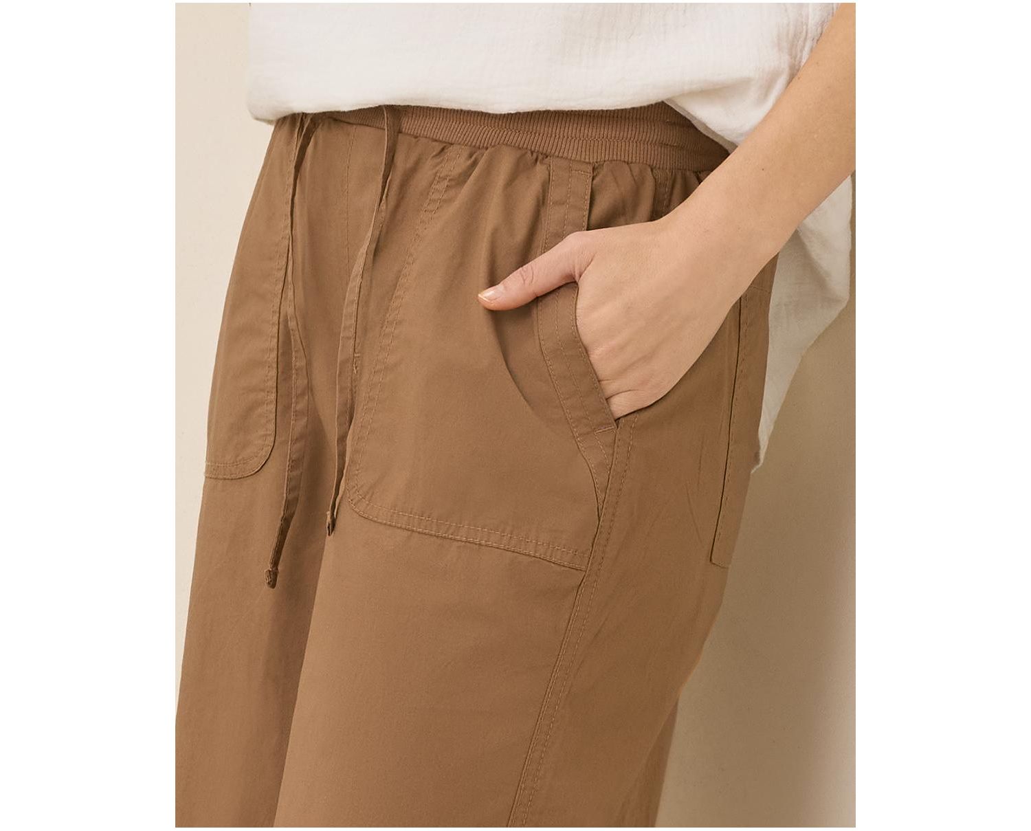 Women's Organic Cotton Monterey Poplin Wide Leg