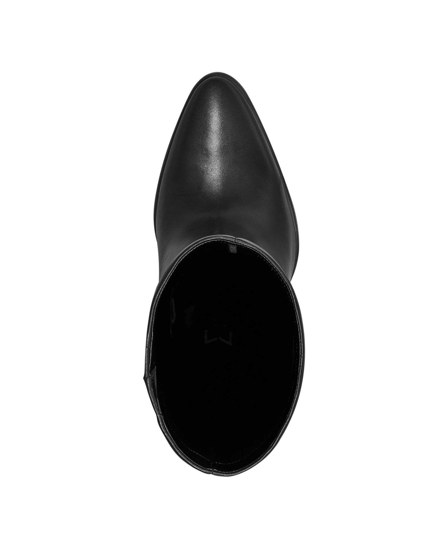 Женские ботинки Marc Fisher LTD Lannie Tall Block Heel Boots, Regular & Wide Calf, цвет: Чёрный кожаный — фото 4