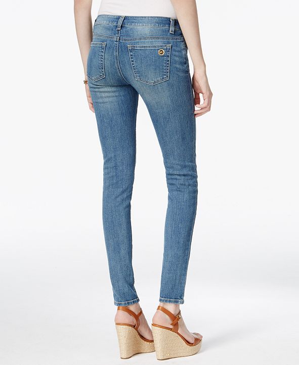Michael Kors Zip-Pocket Skinny Jeans & Reviews - Jeans - Women - Macy's