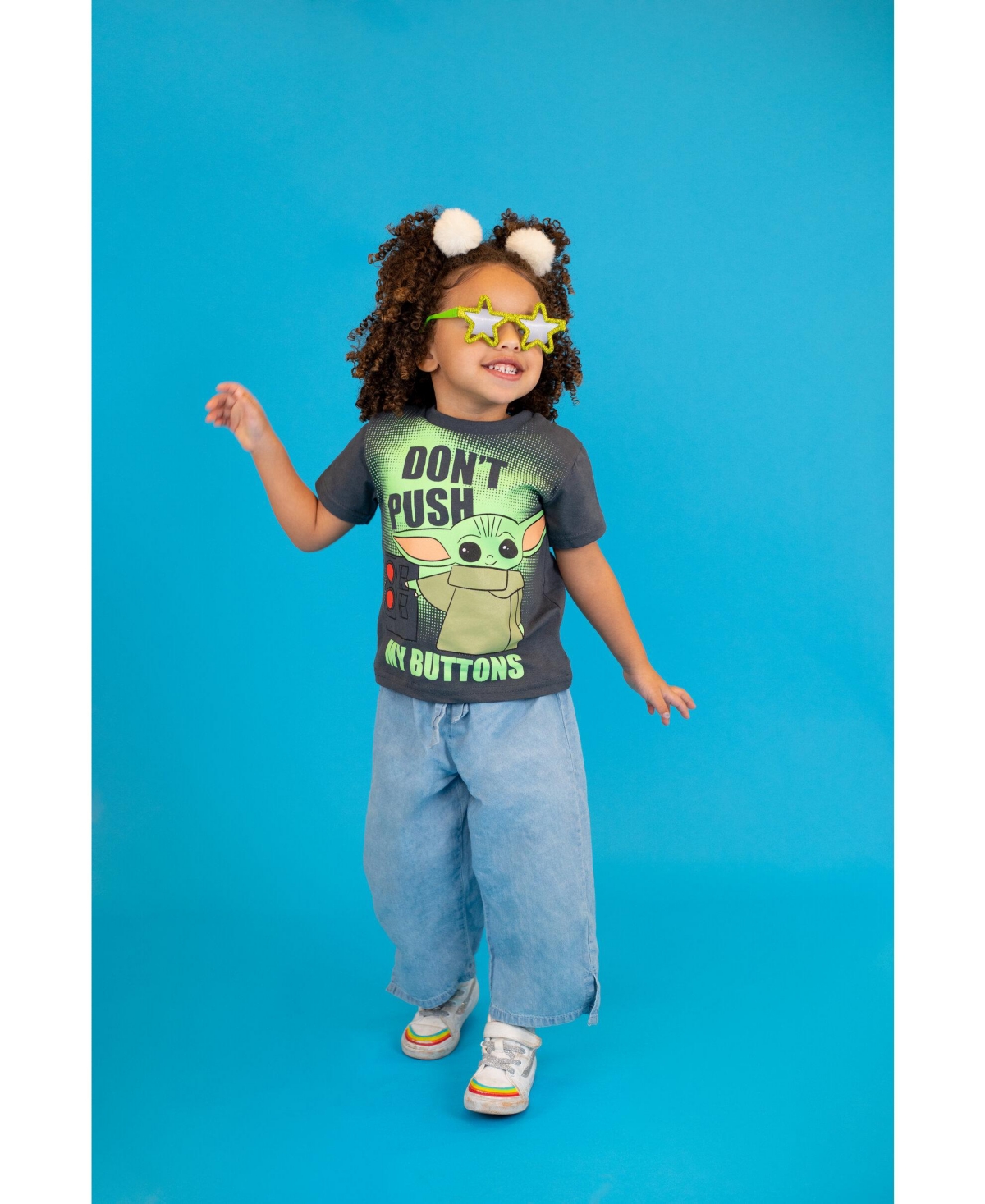 Star Wars Baby Boys The Mandalorian Yoda T-Shirt and Mesh Shorts Outfit Set