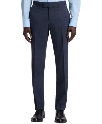 Men's Micro-Patterned Stretch Slim-Fit Suit