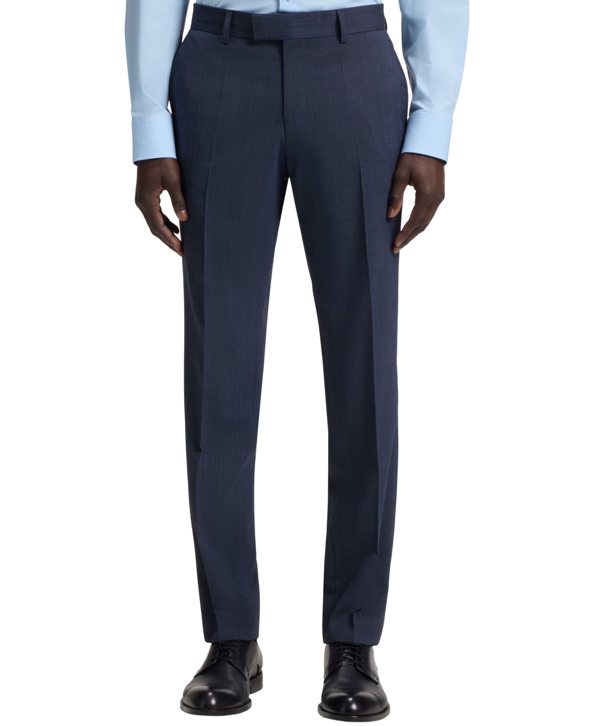 Hugo Boss Boss By  Men's Micro-patterned Stretch Slim-fit Suit In Blue