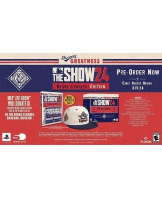 MLB The Show 24: Collector's Edition - The Negro Leagues Edition - Dual Entitlement for Playstation 4 & Playstation 5