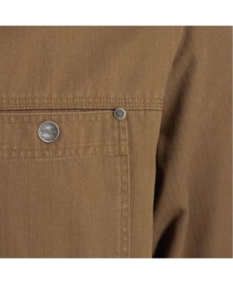 Men's Crafted Herringbone Utility Shirt Jacket