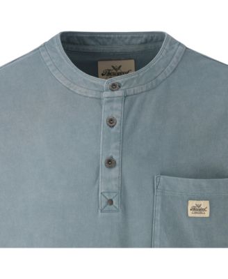 Big & Tall Vintage Wash Short Sleeve Pocket Henley