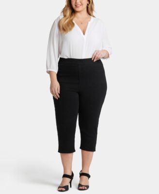 Plus Size Dakota Crop Pull-On Jeans