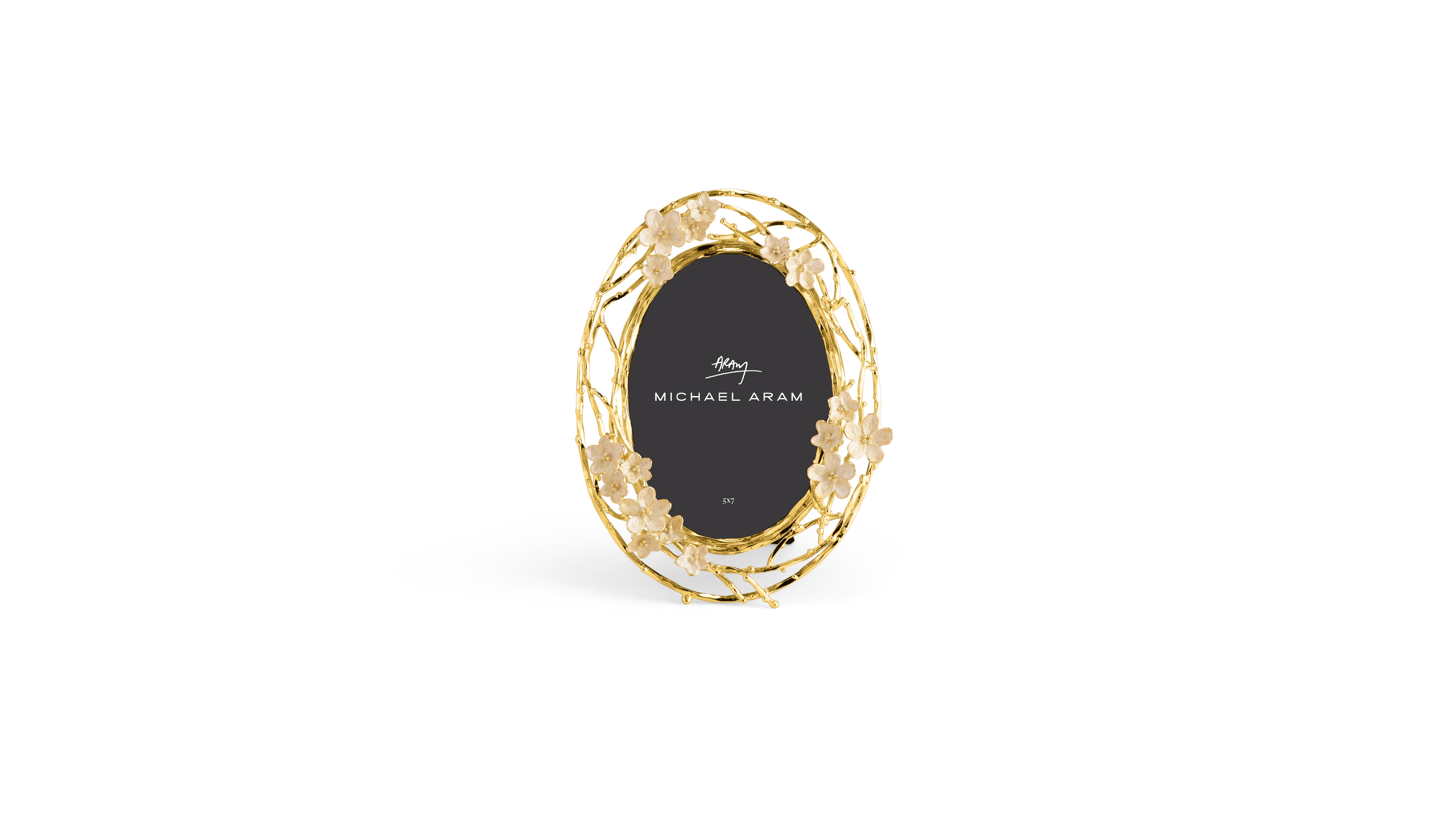 Michael Aram Cherry Blossom Oval Frame, 5" x 7"