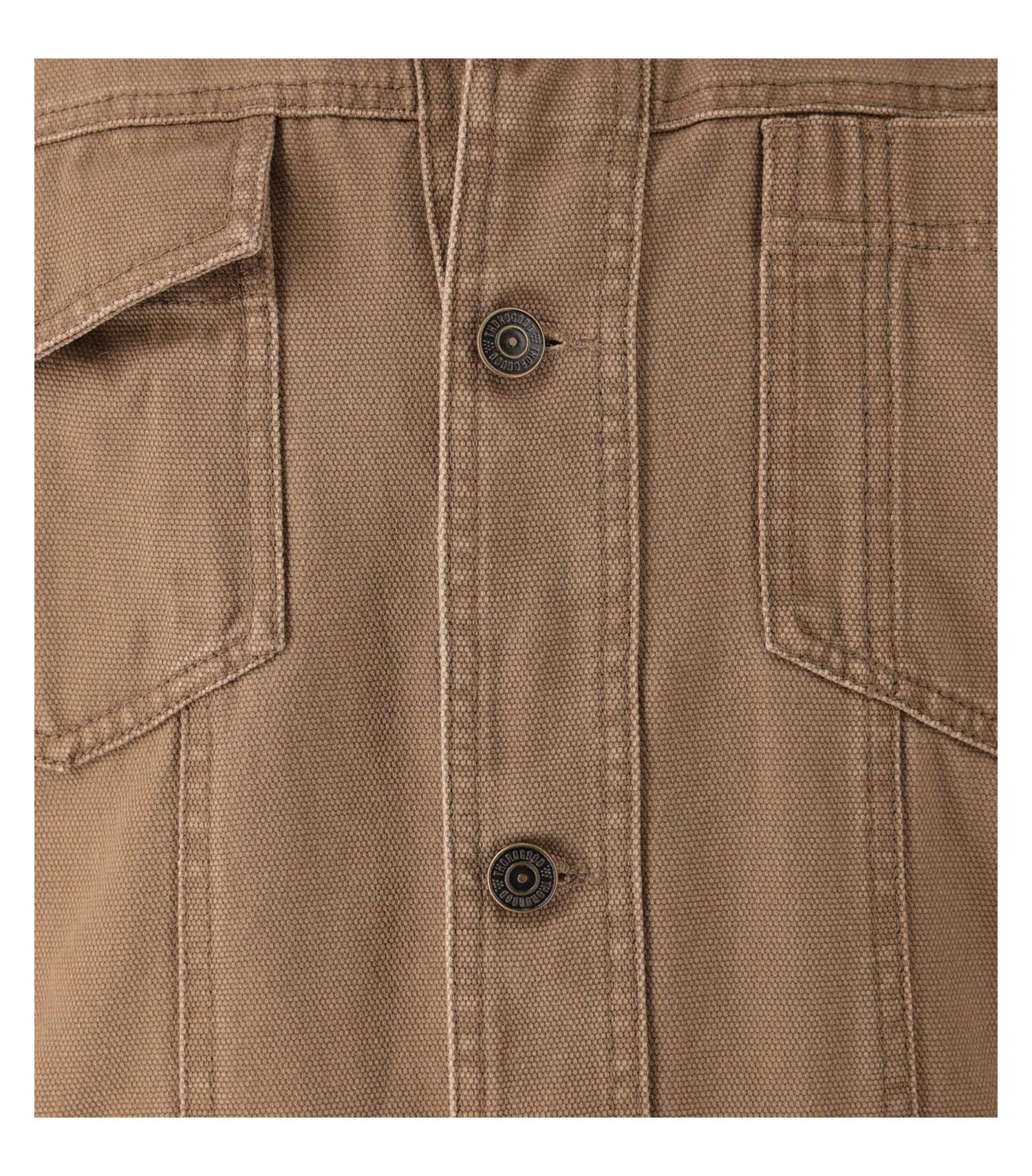 Big & Tall Men's Stone Wash Canvas Trucker Jacket
