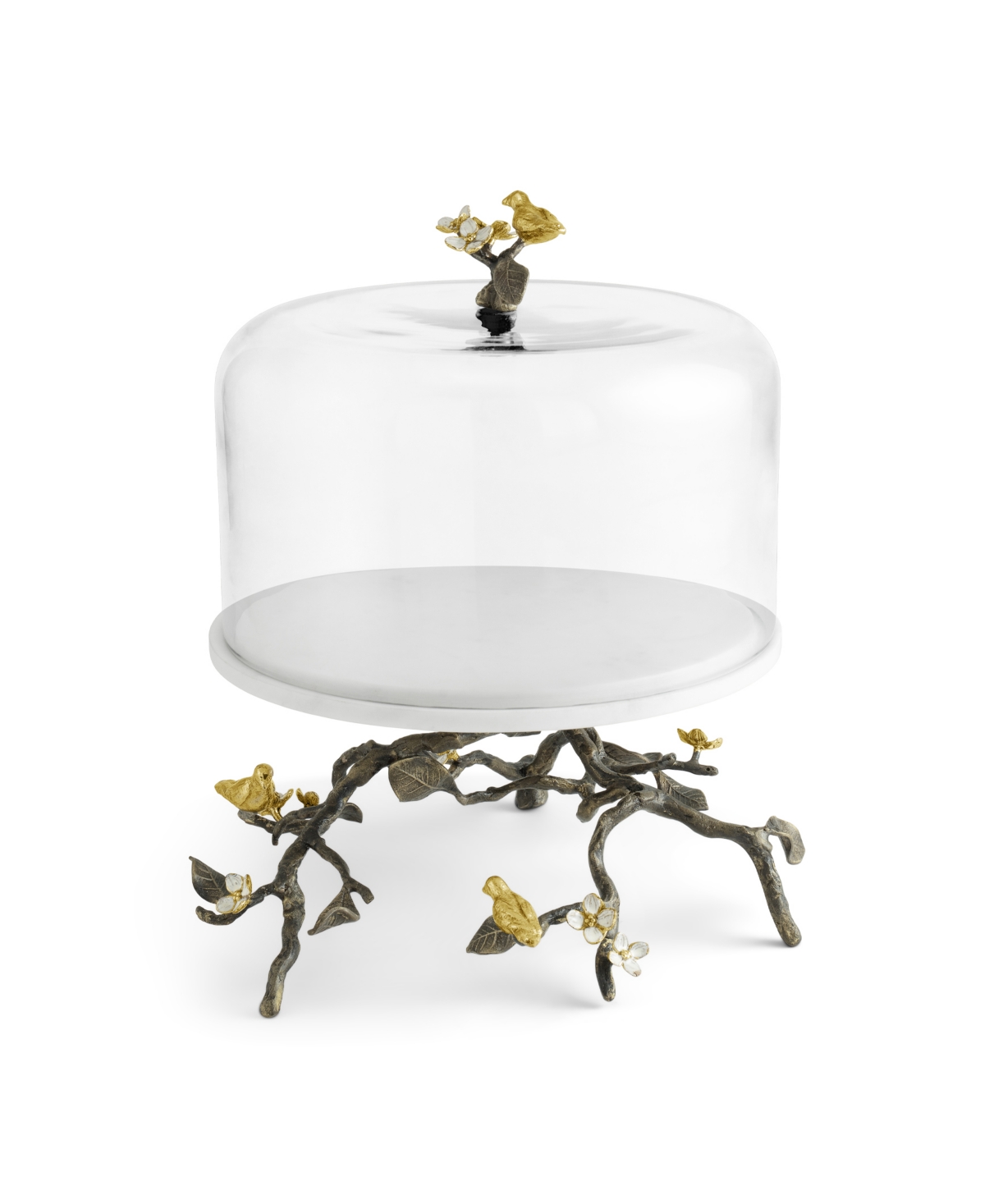 Michael Aram Lovebirds Cake Stand With Dome