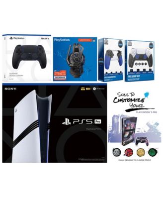 PlayStation 5 Pro 1TB Bundle Console with Extra Controller, Headset, Grip Kit, Decal Voucher & 1-Year Warranty