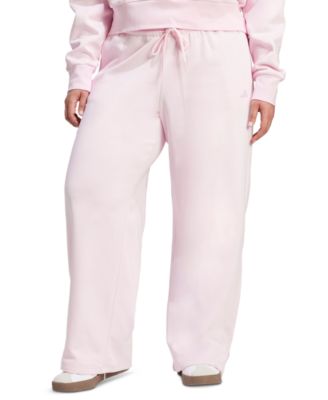 adidas - Plus Size Essentials Fleece Mid-Rise Sweatpants