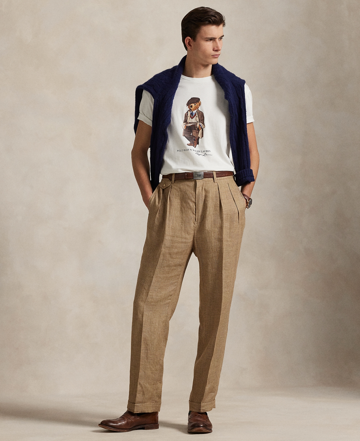 Polo Ralph Lauren Big & Tall Polo Bear Jersey T-shirt In White