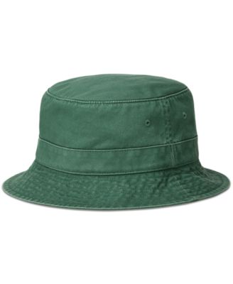 Men's Polo Bear Twill Bucket Hat
