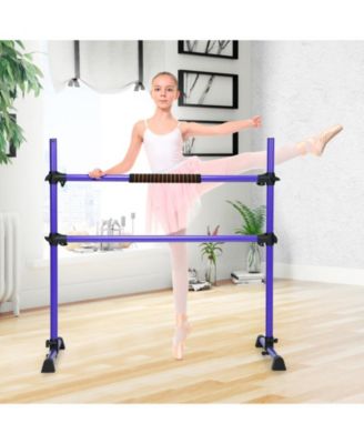 4 Feet Portable Ballet Barre with Adjustable Height
