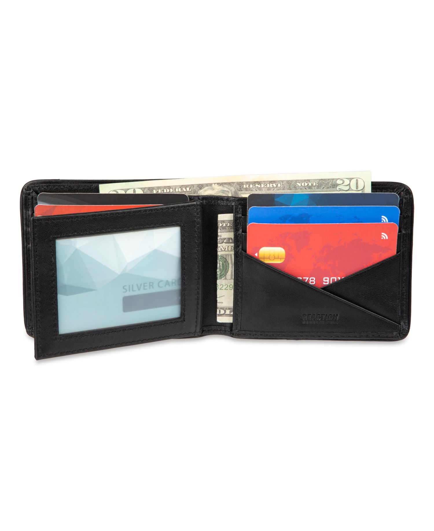 Men's RFID Extra Capacity Slim Fold Wallet