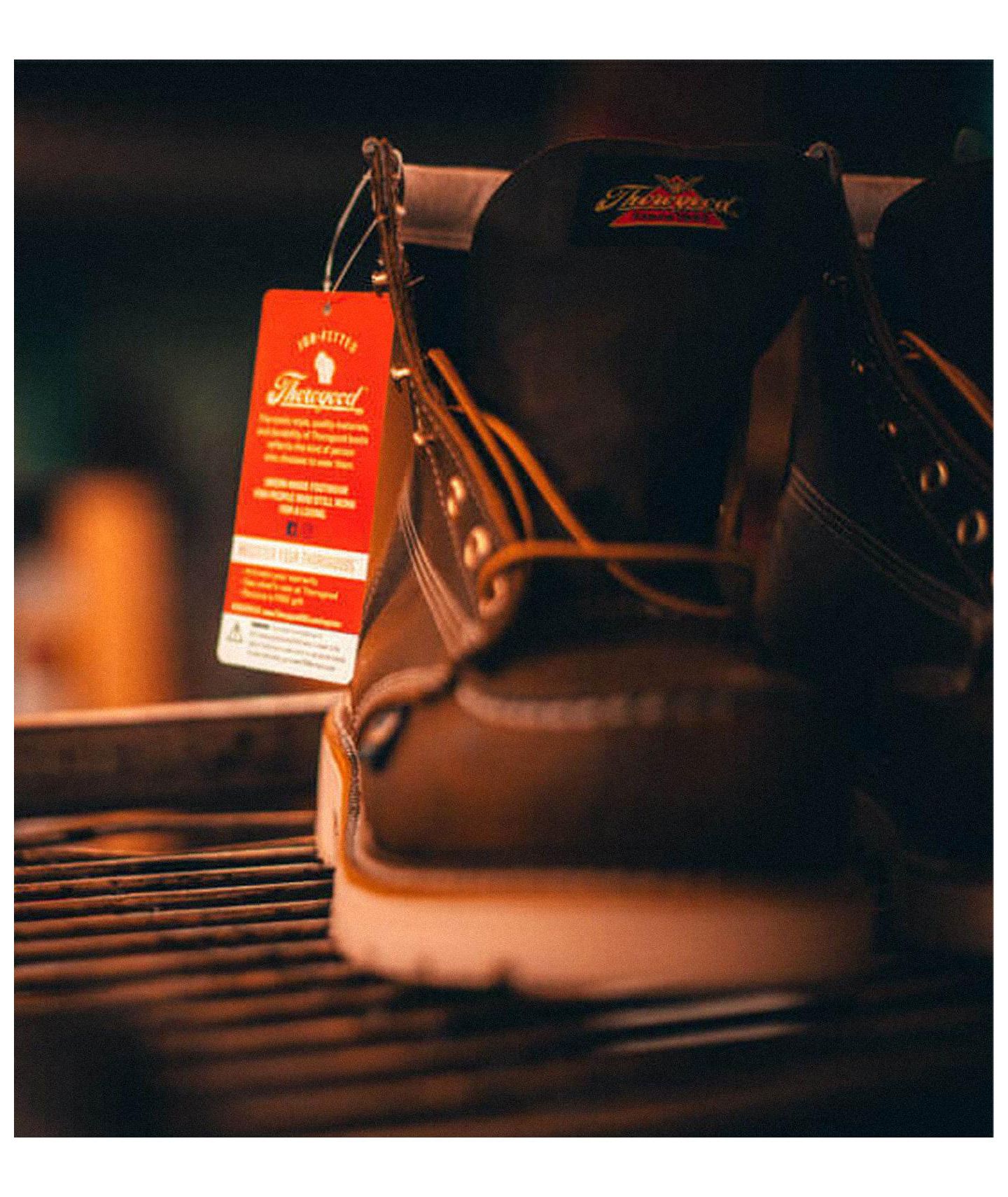 Мужские ботинки Thorogood American Heritage 6" Steel Toe Work Boots for Men, цвет: Crazyhorse — фото 6