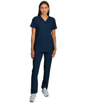 Women's Liliana Scrubs Set with 4-Pocket Top and Slim Straight Leg Pants